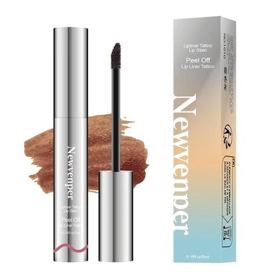 Newvenper Peel Off Liquid Lip Liner Matte Long Lastin Waterproof Tattoo Stain 02