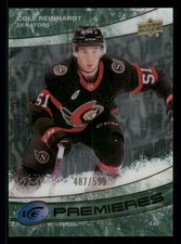 2022-23 Upper Deck Ice Green #196 Cole Reinhardt /599