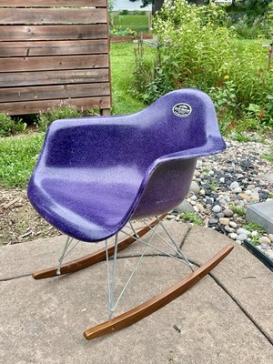 MCM Modernica Case Study Fiberglass Shell Chair Eames Rocker Herman Miller