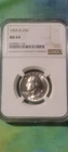 🇺🇸1955d SILVER WASHINGTON QUARTER MS64 NGC GRADED🇺🇲