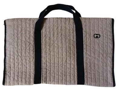 VTG Gucci Convertible 2-in-1 Poolside, Beach Fabric Towel Tote, Carrier, Caddy!
