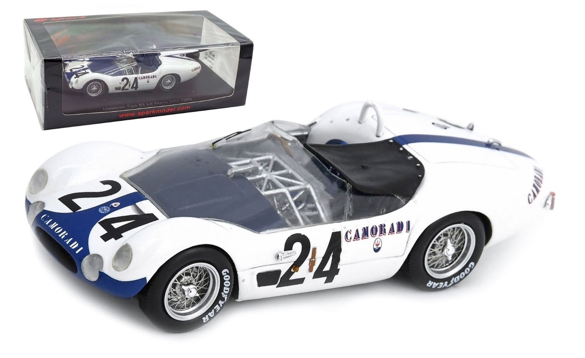 Spark S4726 1/43 Maserati Tipo 61 No.24 Le Mans 24H 1960 M