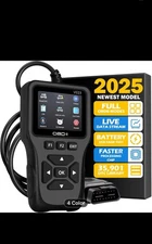 OBD2 Scanner Diagnostic Tool Check Engine Code Reader with Reset, Mode 6