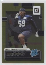 2022 Panini Donruss Rated Rookie Press Proof Gold 33/50 Kenyon Green #354 v1x