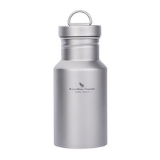 Boundless Voyage Titanium Water Bottle, Ultra Lightweight, Direct Drinking, Wide