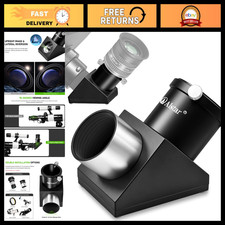 90  1.25" Telescope Star Diagonal Mirror - High-Quality Optical Accessory