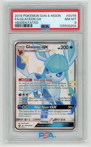 Glaceon-GX graded PSA 8 for sale on eBay