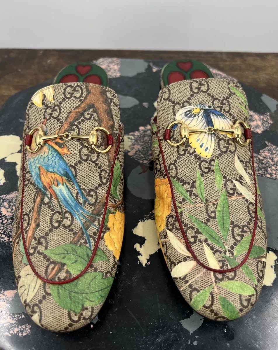 Gucci Leather Upper Floral Flats for Women for sale | eBay