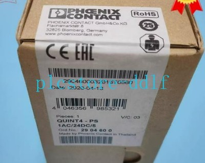 1PCS NEW PHCENIX CONTACT QUINT4-PS/1AC/24DC/5 2904600 switch power supply