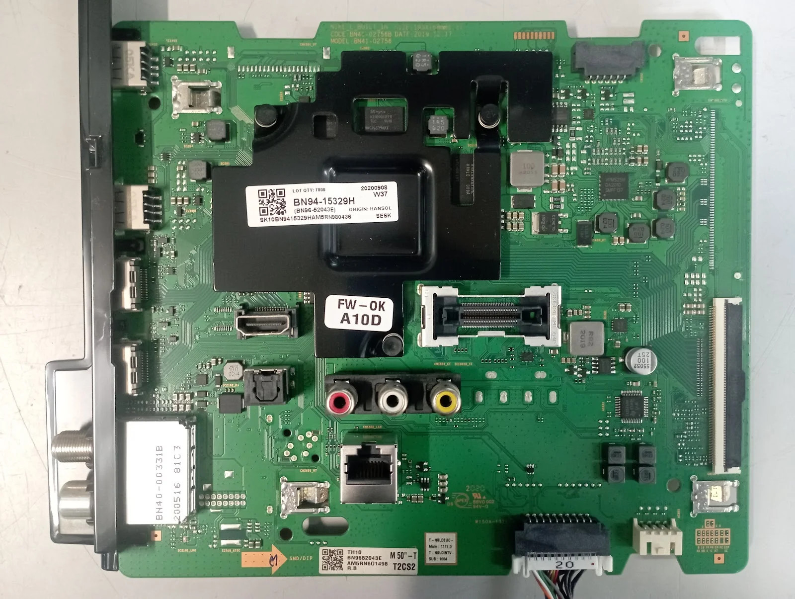 MAINBOARD per UE50TU8070U - ricambio TV originale testato