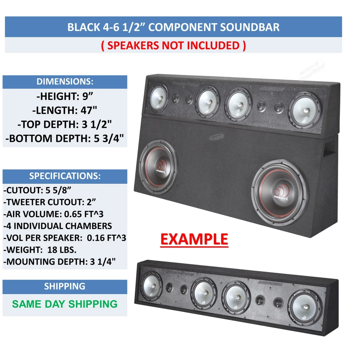 Jbl Subwoofer Box Dimensions