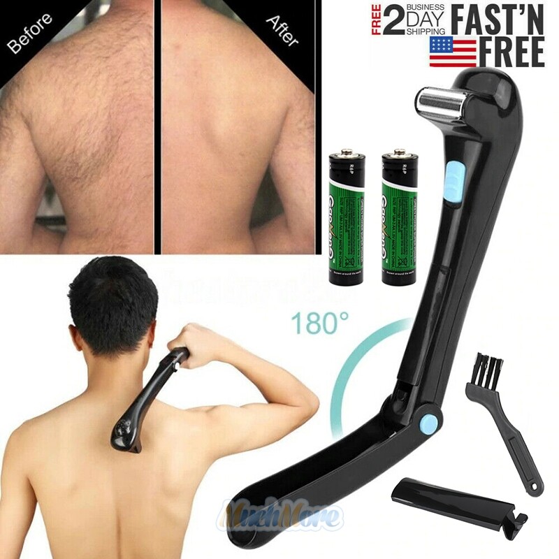 Best Electric Men Back Hair Removal Full Body Shaver Razor Shaving