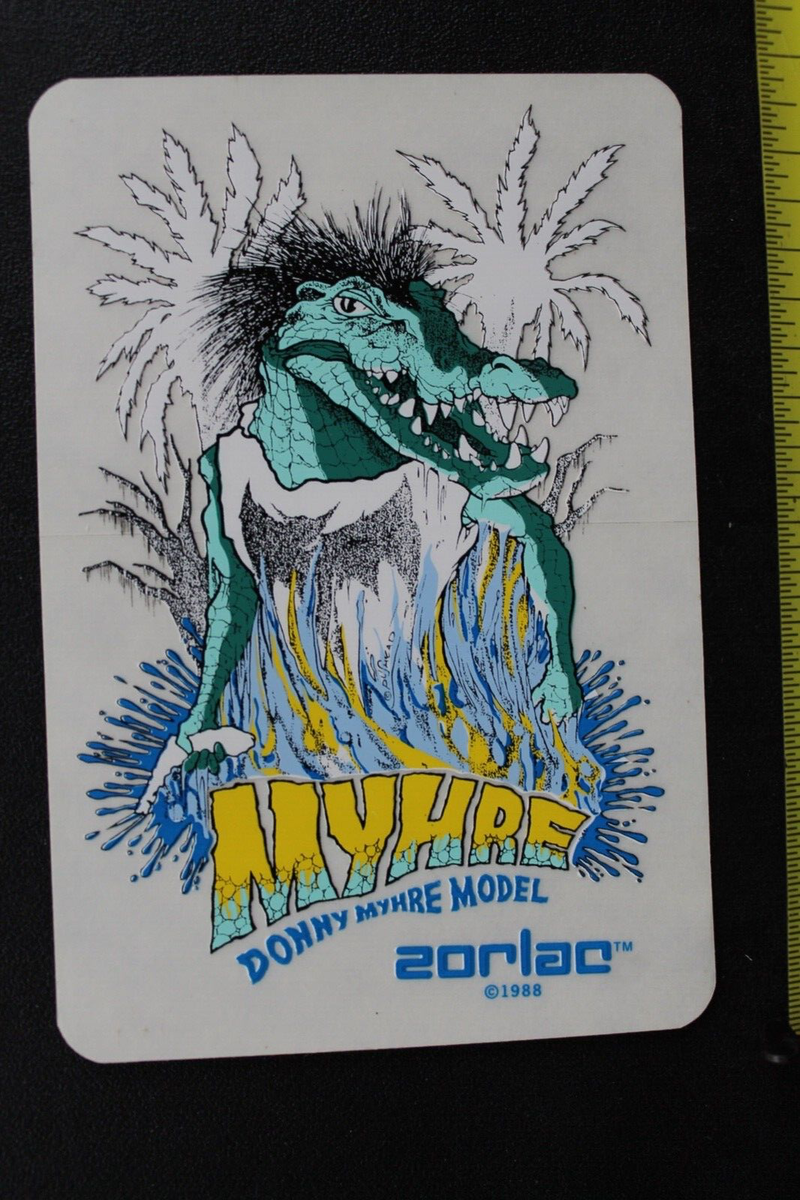 Zorlac Skateboards Pushead Donny Myhre 80's Z60B Vintage Zorlac Skateboards Pushead Donny Myhre 80's Z60B Vintage