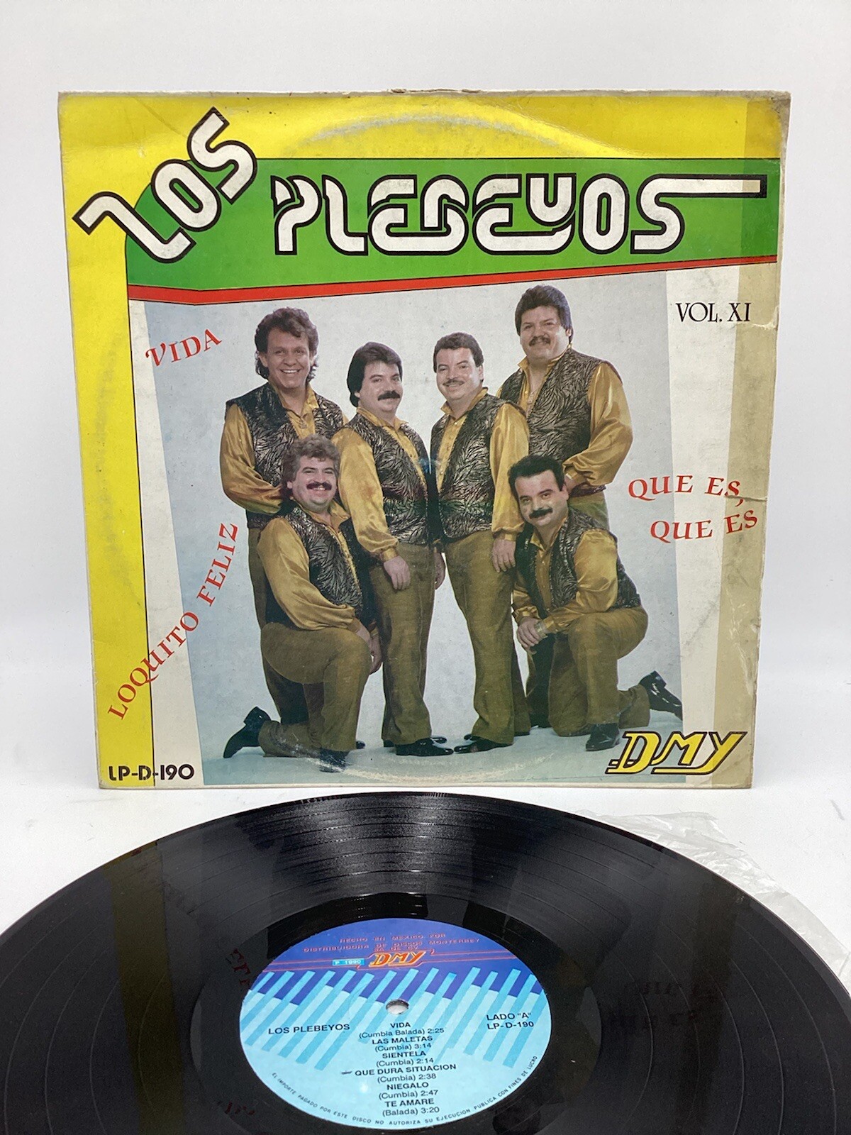 LOS PLEBEYOS vol. XI ( 90’ DISCOS D’MY PROMO VINYL LP ) NM- (rare!)