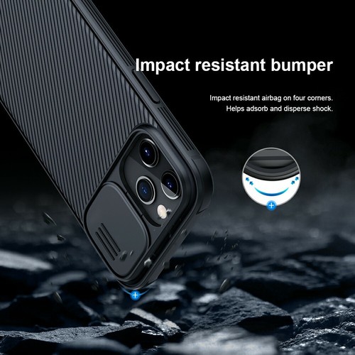 For Apple iPhone 13 Pro Max 12 PRO NILLKIN CamShield Armor Shockproof Hard Case - Picture 11 of 12