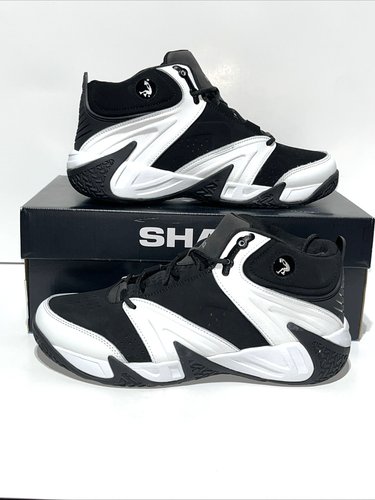 SHAQ Sneakers Devastator Mid-Top Basketball Black\White Men’s Size 9.5 - Imagen 2 de 8