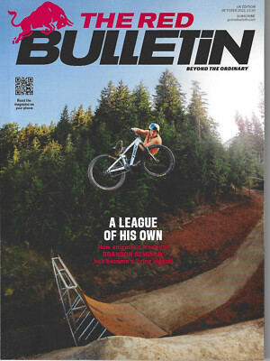 The Red Bulletin Magazine - October 2022 - Freerider Brandon Semenuk Article