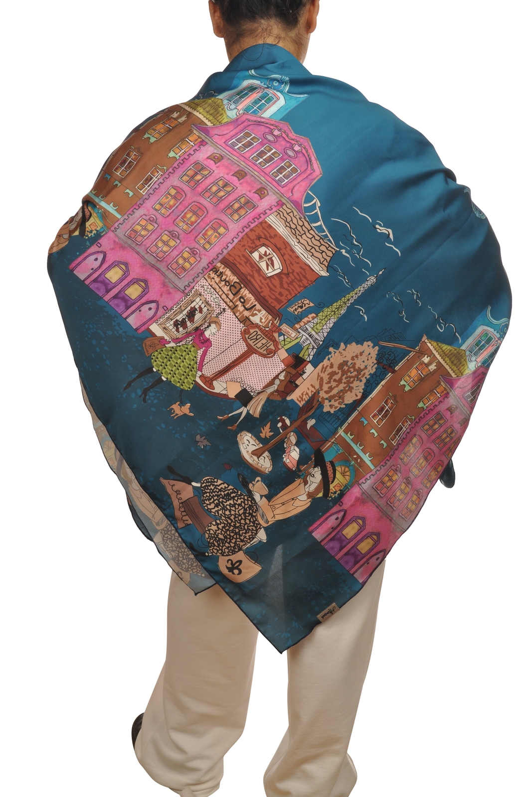 Sciarpa grande da Donna BMM лаборатория Талья, ТАЛЬЯ УНИКАЛЬНОГО цвета, Фантазия