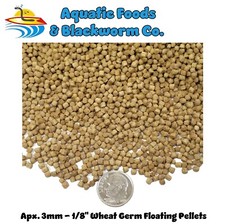 20-lbs 3mm Wheat Germ Koi  Pond Fish Floating Pellets