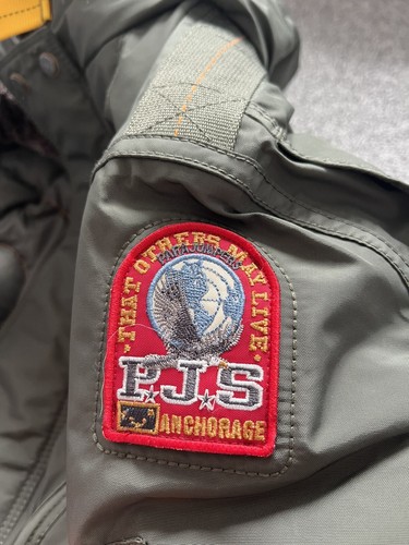 Parajumpers Jungen grün rechte Hand Mann Pelzkapuze Alter 10 Jahre brandneu mit Etikett uvp £520 - Bild 10 von 12