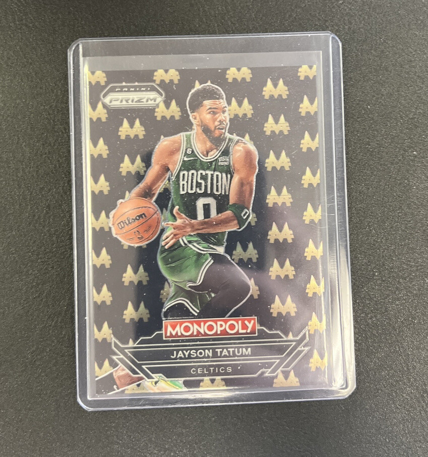 2022-23 JAYSON TATUM MONOPOLY PRIZM NBA ULTRA RARE MONEY BLACK PRIZM SP SSP #M2