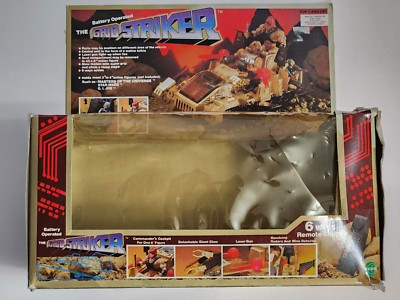 Vtg 1984 Echo Grid Striker Heman MOTU Star Wars GI Joe figure Tank BOX only