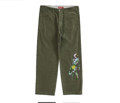 パンツ supreme Gonz Corduroy Chino Pant 34 Supreme Gonz Corduroy Chino Pant Size 32 FW21 Dusty Green | eBay