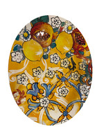 Isabella Mediterraneo Ovales Melamin Tablett 47 X 37 Cm