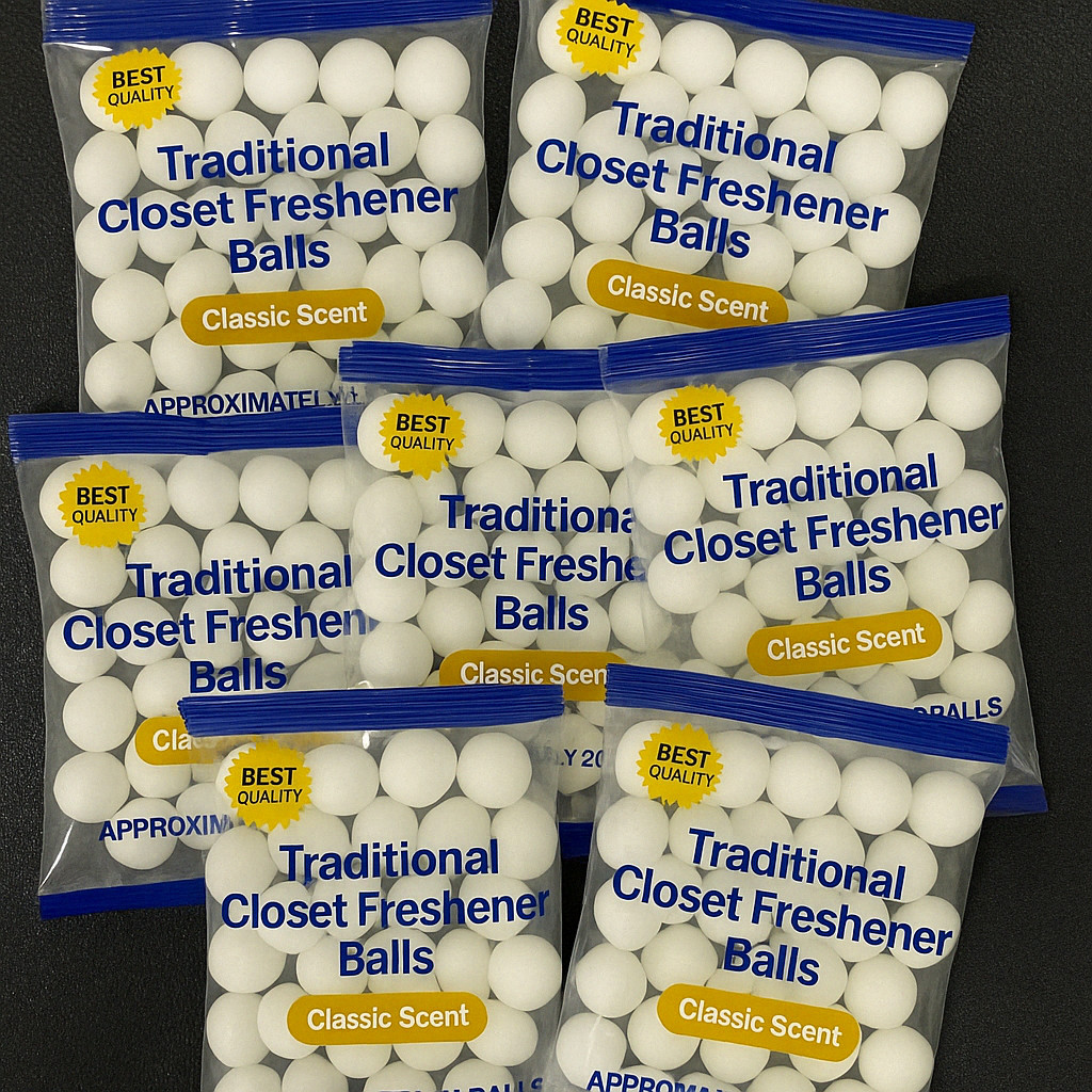 Home Freshener Balls – Long Lasting – For Drawers, Closets, Storage - 50 Balls