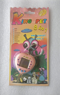 Tamagotchi KING PET 8 in 1 Electronic Virtual Key Pet w