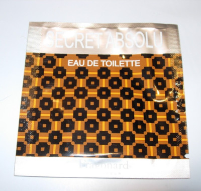 MENS FRAGONARD SECRET ABSOLU 2 ML EDT COLOGNE TOWELETTE PATCHOULI AMBER TONKA