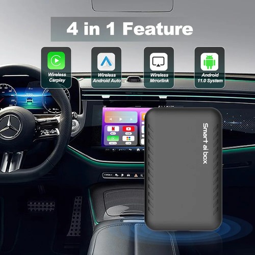 Carplay Ai Box Android 11 Magic 2.0 Box Android Auto Wireless Carplay Adapter - Picture 2 of 6