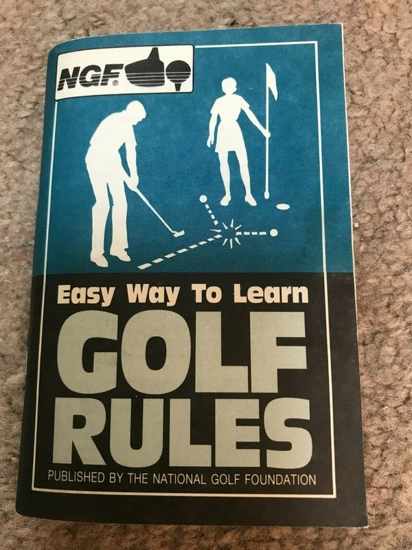 VINTAGE NGF GOLF RULES ILLUSTRATED BY CHARLES SHULTZ 1992 COLLETIBLE GOLF FOUNDA