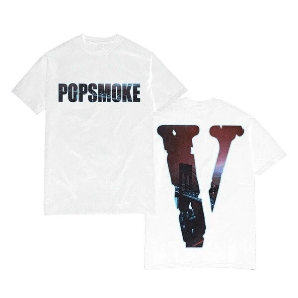 Pop Smoke × Vlone Wraith Tee White XL ②