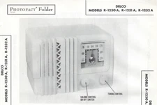 1947 Delco R-1230A Tube Radio Receiver Photofact Manual Spec Sheet 1231A 1232A