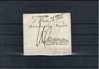 LETTER GERMANY STAMP ENTRY FRANCE ROUTE N°3 FOR BERTHELEVILLE