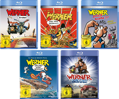5 Blu-rays * WERNER - SET MIT ALLEN 5 FILMEN # NEU OVP +