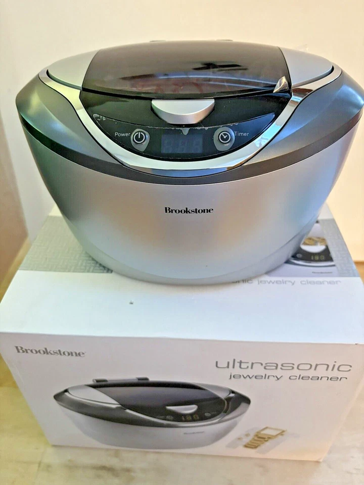 Jewelry Cleaner Brookstone Ultrasonic Brand NEW In Box 572545 - Image 3 of 4