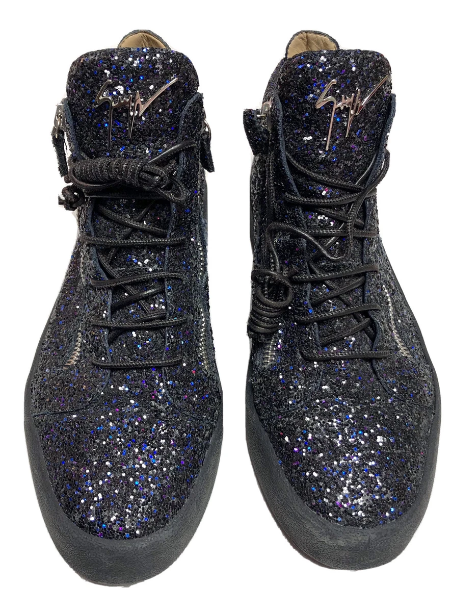 Giuseppe Zanotti Kriss Glitter Sneakers Size UK 10 EU 44
