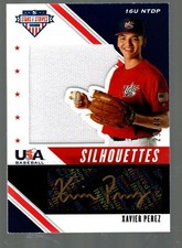 2020 USA Stars & Stripes Black Gold Signature Jerseys #USJ-XP Xavier Perez 29/44