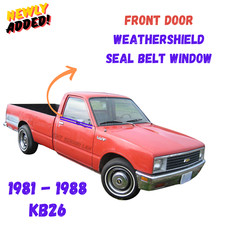 Isuzu KB26 KBD26 Chevy LUV 1981-1988 Front Door Weatherstrip Door Beltline Seal
