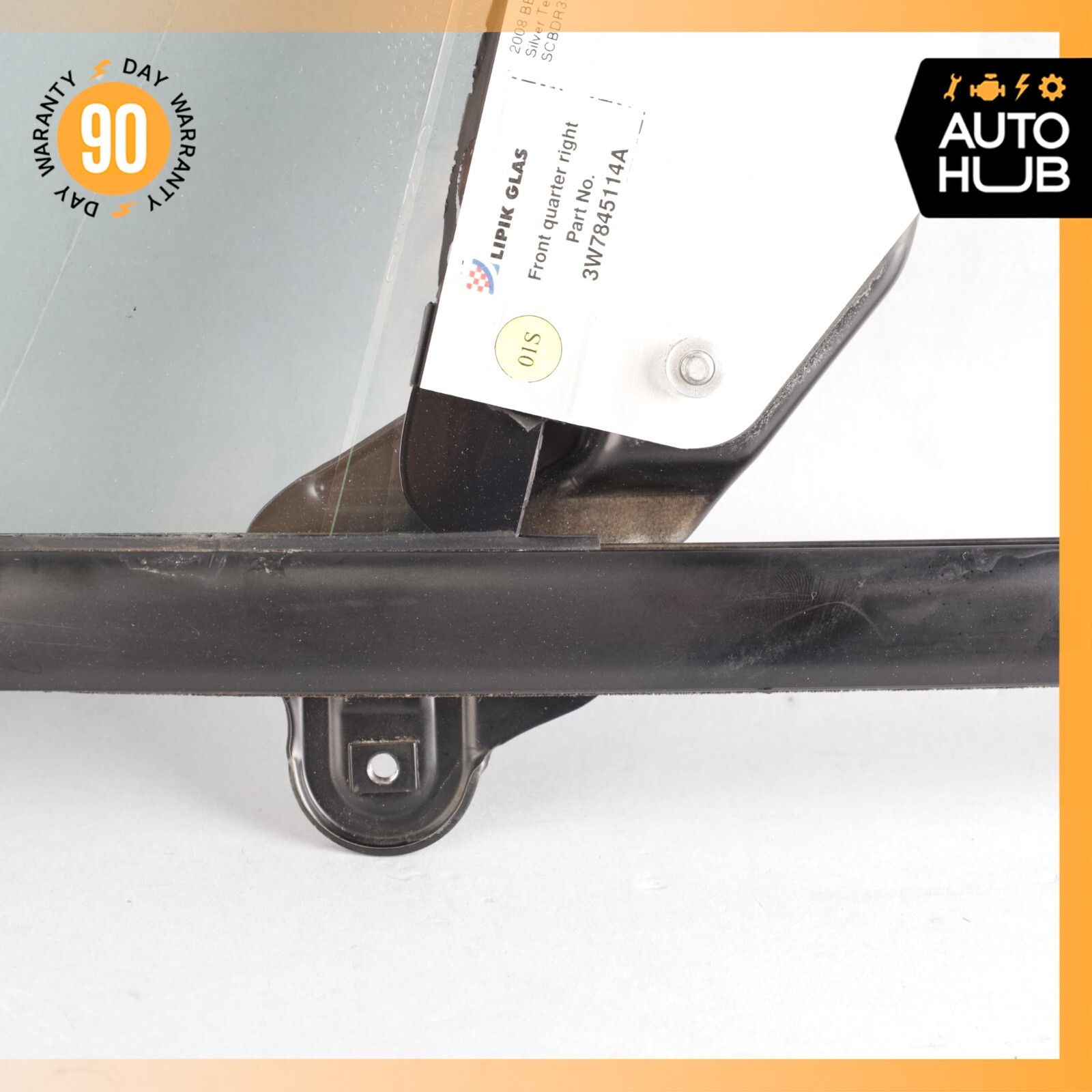 07-11 Bentley Continental GTC Front Right Side Door Vent Window Glass OEM 46k