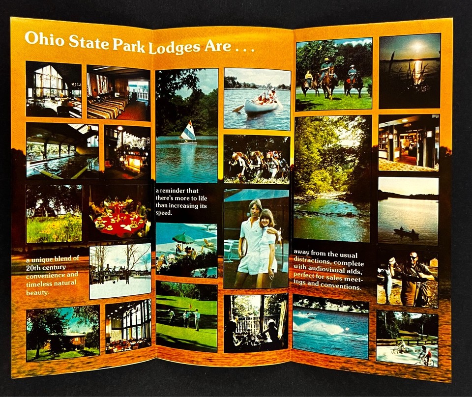 1970s Ohio State Park Lodges Guide Salt Fork Punderson Vintage Travel