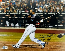 Gary Sheffield Signed NY Mets 11x14 Photo w/ 500th HR 4/17/09 Beckett BAS W COA