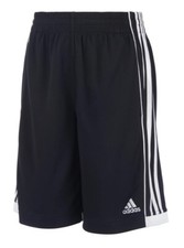Adidas Little Boys Authentic 3 Stripes 18 Speed Basketball Shorts Black Size 5