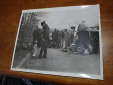 HIGHWAY PATROL STATE TROOPER POLICE AUTOMOBLE ACCIDENT CONNECTICUT POLICE  1930S