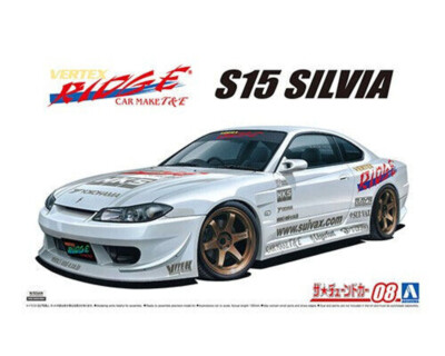 Aoshima 1/24 Nissan S15 SILVIA Vertex Plastic Model Kit