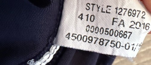 UNDER ARMOUR Herren HeatGear Fitted Langarm Navy Pullover Größe SMALL - Bild 6 von 8
