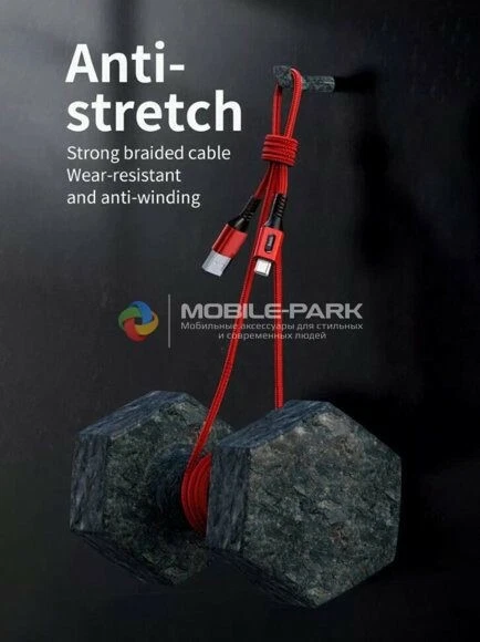 For iPhone 6 7 8 Plus iPhone 11 XR Xs Max 12 13 Charger USB Cable Cord 4FT Red - Image 2 of 4