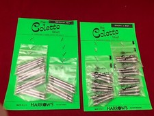  39 Vintage Harrows Colette Metal Dart Shafts Bodies Short 1/4 BSF  Medium 2BA